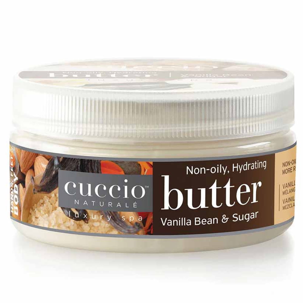 Cuccio Naturale Butter Blend Vanilla Bean & Sugar 8 fl oz Non-oily Hydrating Body Butter