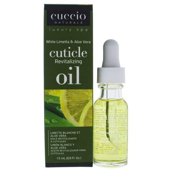 Cuccio Naturale Cuticle Revitalizing Oil - White Limetta and Aloe Vera Manicure Oil 0.5 oz