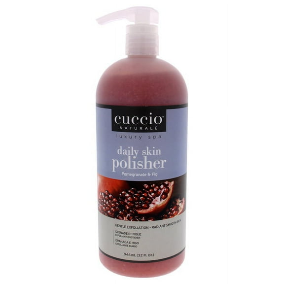 Cuccio Naturale Luxury Spa Daily Skin Polisher - Pomegranate and Fig Scrub 32 oz