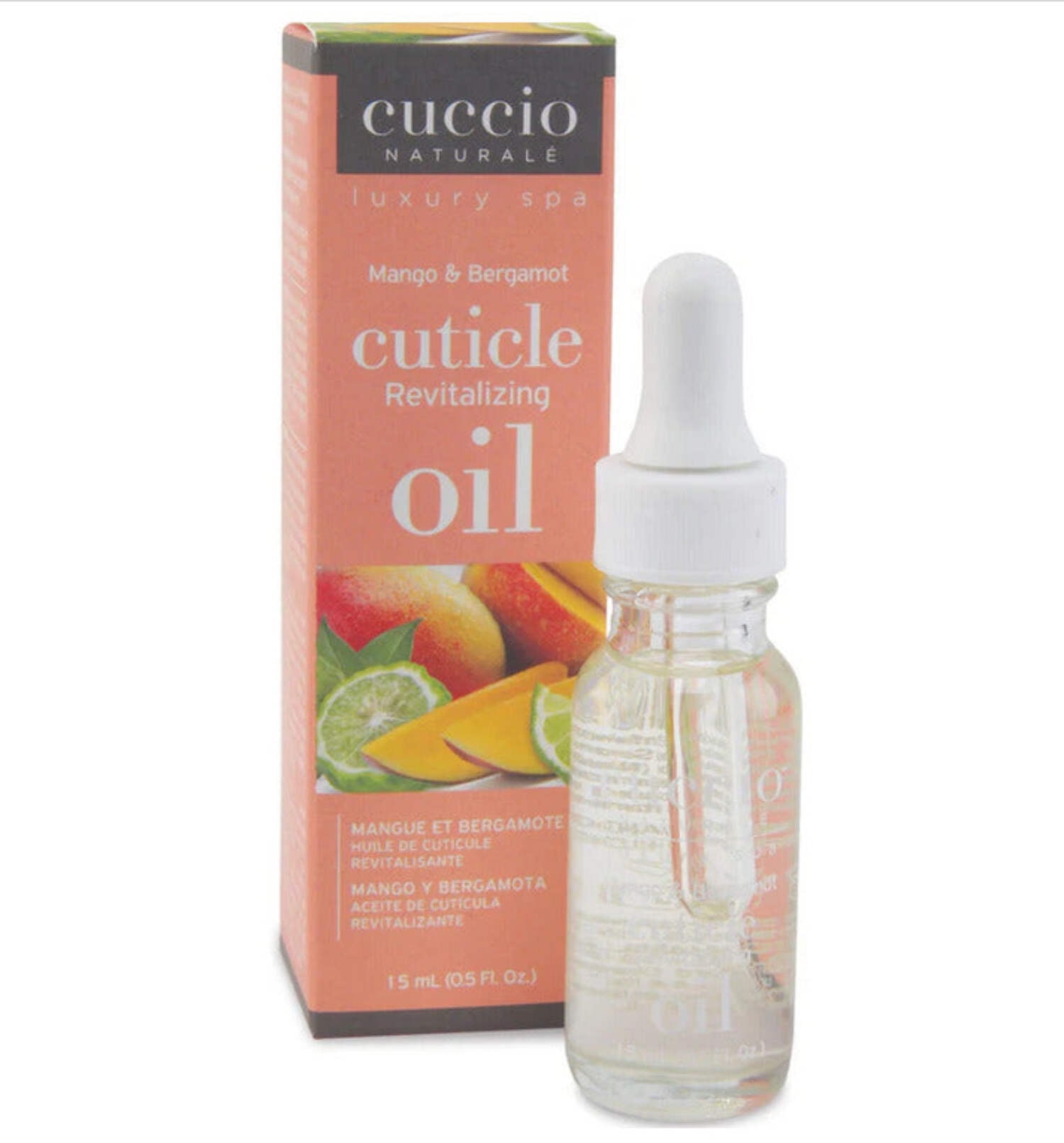 Cuccio Naturale Mango  Bergamot Cuticle Oil 0.5 fl oz