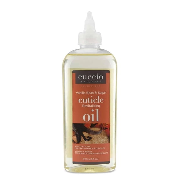 Cuccio Naturale Vanilla Bean & Sugar Cuticle Revitalizing Oil, 8 oz, Lightweight Moisturizing Treatment