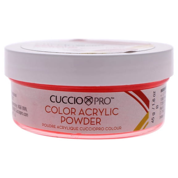 Cuccio PRO Colour Acrylic Powder - Neon Cherry 1.6 oz