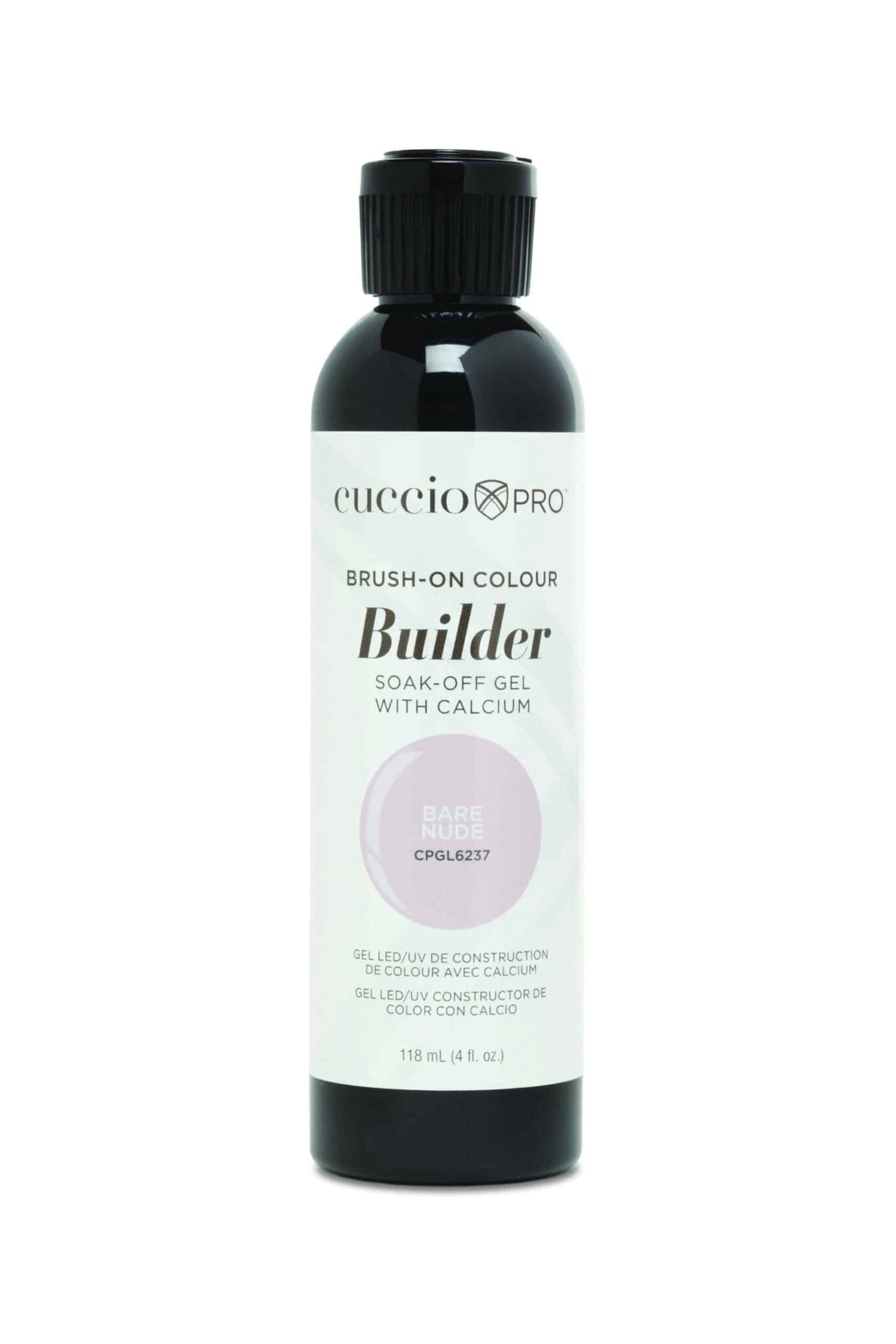 Cuccio Pro Brush-On Colour Soak Off Gel with Calcium Bare Nude 4 fl.oz