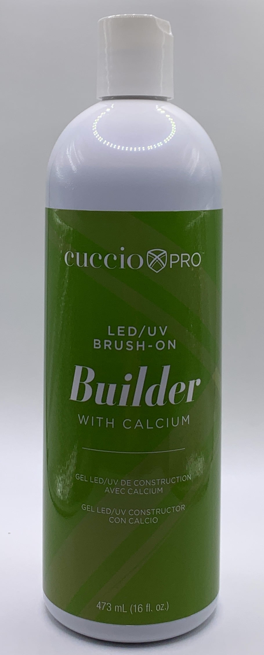 Cuccio Pro LED/UV Brush On  Gel with Calcium Clear  16 fl.oz