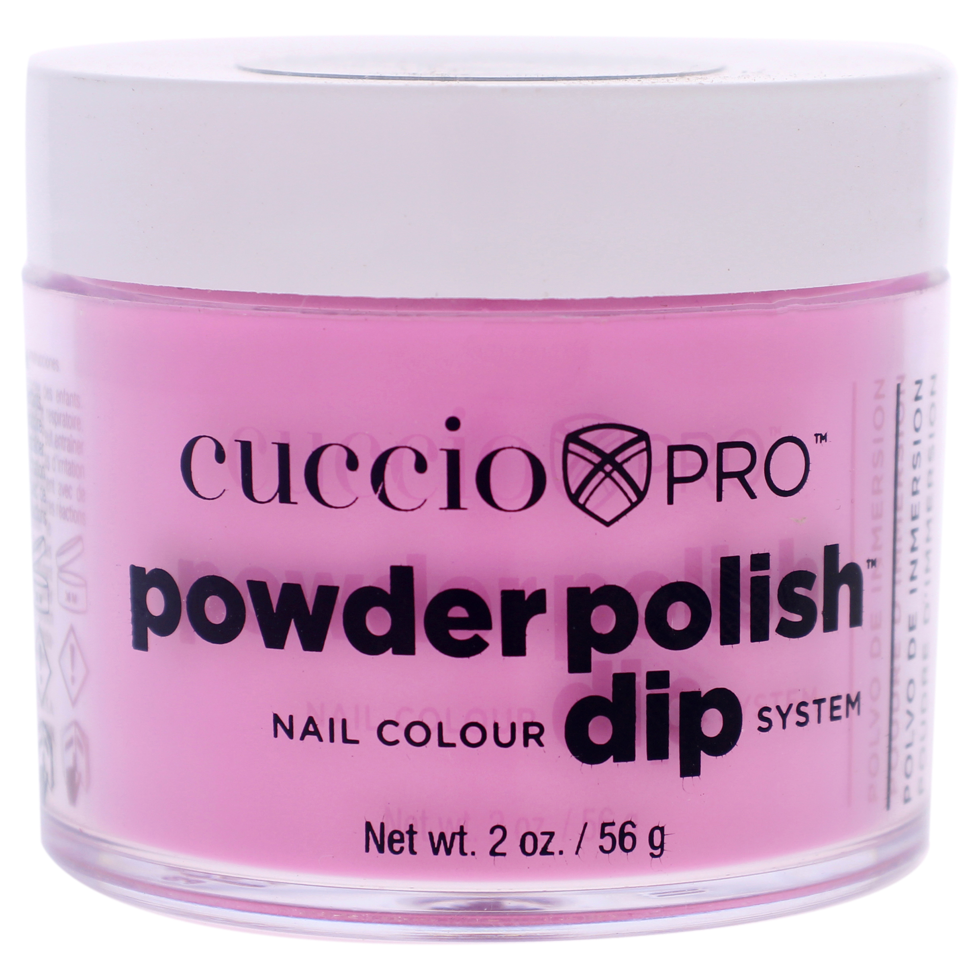 Cuccio Pro Powder Polish Nail Colour Dip System - Bubble Gum Pink, 1.6 ...