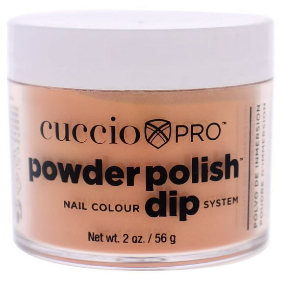 Cuccio Pro Powder Polish Nail Colour Dip System - Tangerine Orange, 1.6 oz Nail Powder