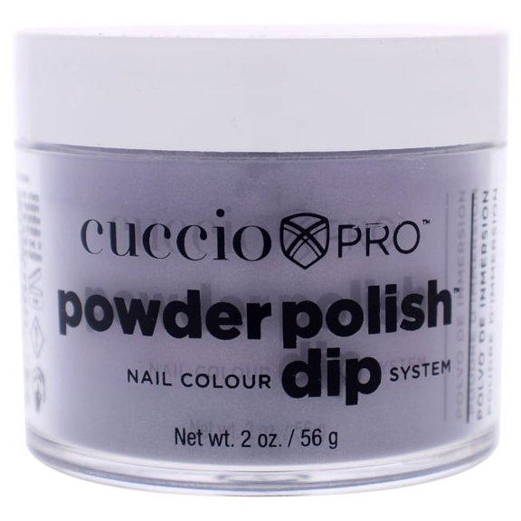 Cuccio Pro Pro Powder Polish Nail Colour Dip System - Grey with Mica Nail Powder 1.6 oz