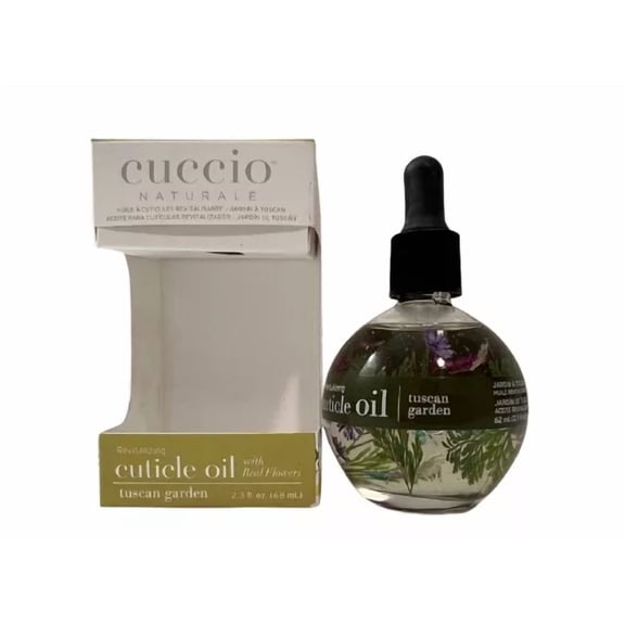 Cuccio Revitalizing Cuticle Oil With Real Flowers 2.1oz/63mL - Tuscan Garden