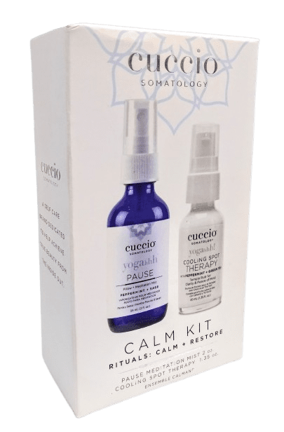 Cuccio Somatology Calm Kit with Pause Meditation Mist & Cooling Spot Therapy