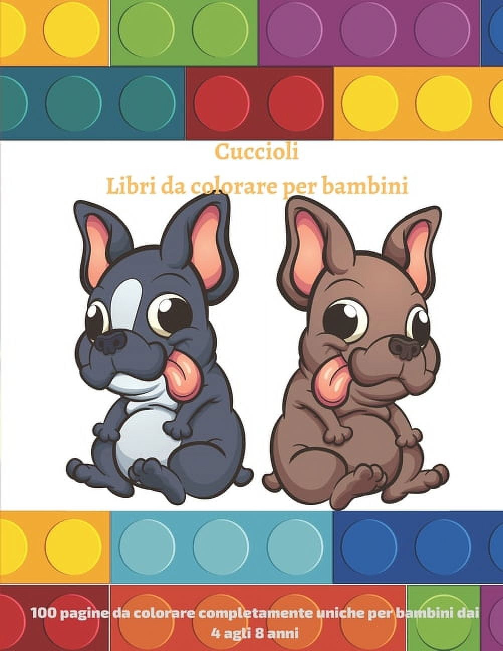 Cuccioli Libri da colorare per bambini - 100 pagine da colorare ...