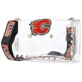 thumbnail image 1 of Cuce Calgary Flames Crystal Clear Envelope Crossbody Bag, 1 of 1