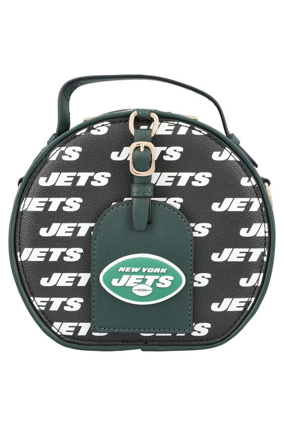 Cuce New York Jets Repeat Logo Round Bag