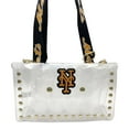 thumbnail image 1 of Cuce New York Mets Crystal Clear Envelope Crossbody Bag, 1 of 1