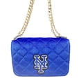 thumbnail image 1 of Cuce New York Mets Velvet Crossbody Purse, 1 of 1
