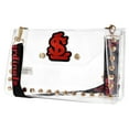 thumbnail image 1 of Cuce St. Louis Cardinals Crystal Clear Envelope Crossbody Bag, 1 of 1