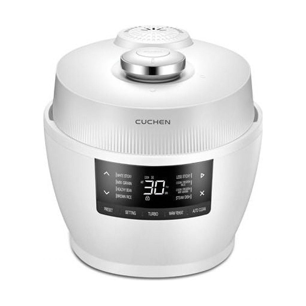 Cuchen 3 Cup Pressure Rice Cooker Mini IH Optimized for Multigrain Rice