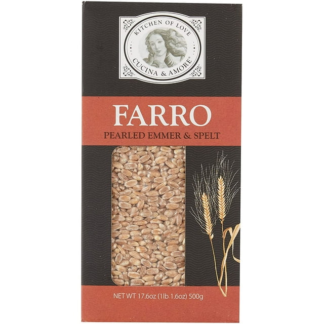 Cucina & Amore 1782226 17.6 oz Farro Beans - Case of 8