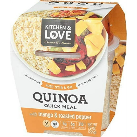Cucina & Amore Quinoa MEal, Mango & Jalapeno, 7.9 Oz (Pack of 6)