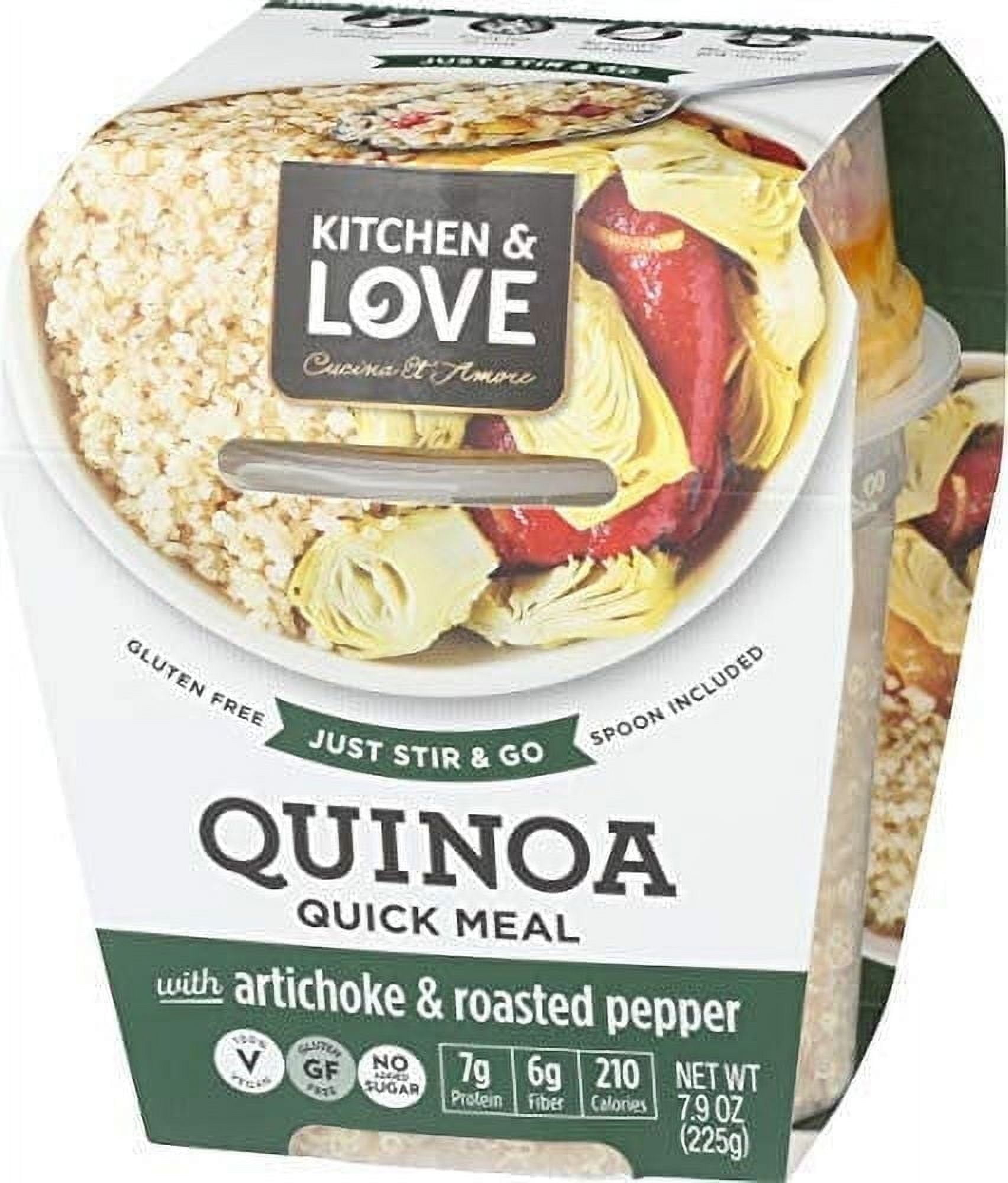 Cucina & Amore Quinoa Quick Meal Gluten Free Artichoke & Roasted Peppers -- 7.9 oz