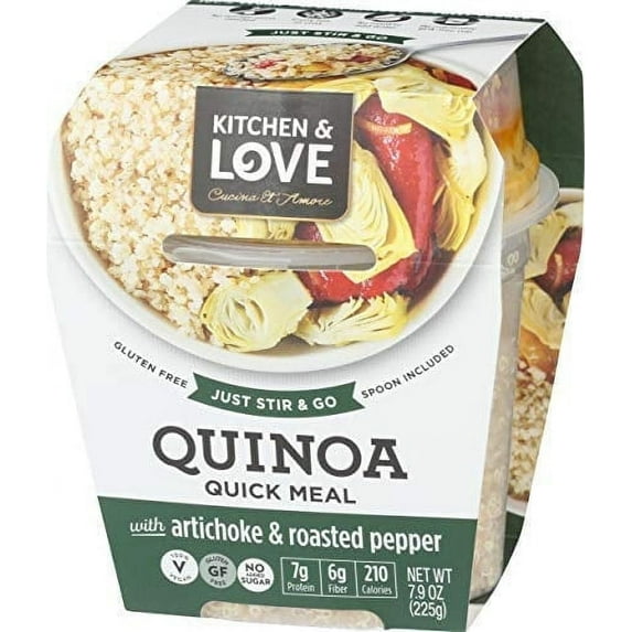 Cucina & Amore Quinoa Quick Meal Gluten Free Artichoke & Roasted Peppers -- 7.9 oz