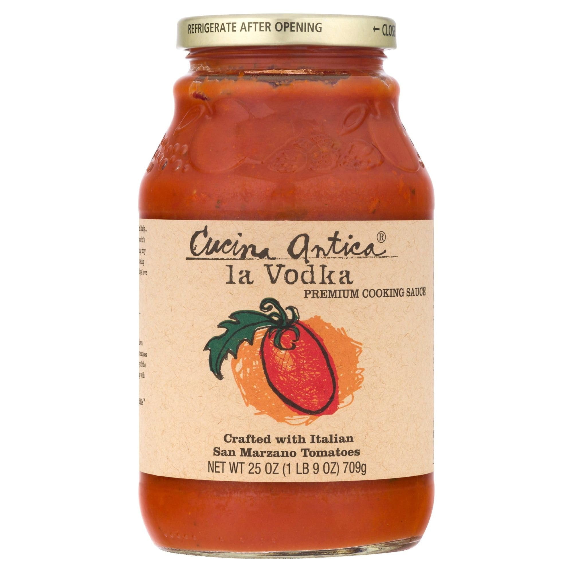 Cucina Antica La Vodka Sauce, 25 Ounce AIS1