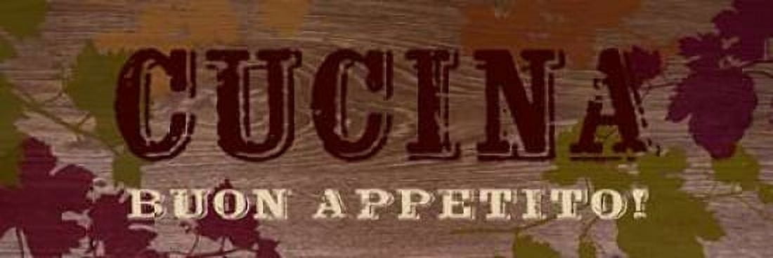 Cucina Buon Appetito Canvas Art - Sam Appleman (8 x 24)