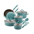 thumbnail image 1 of Cucina Nonstick Cookware Pots and Pans Set, 12 Piece, Agave Blue, 1 of 5