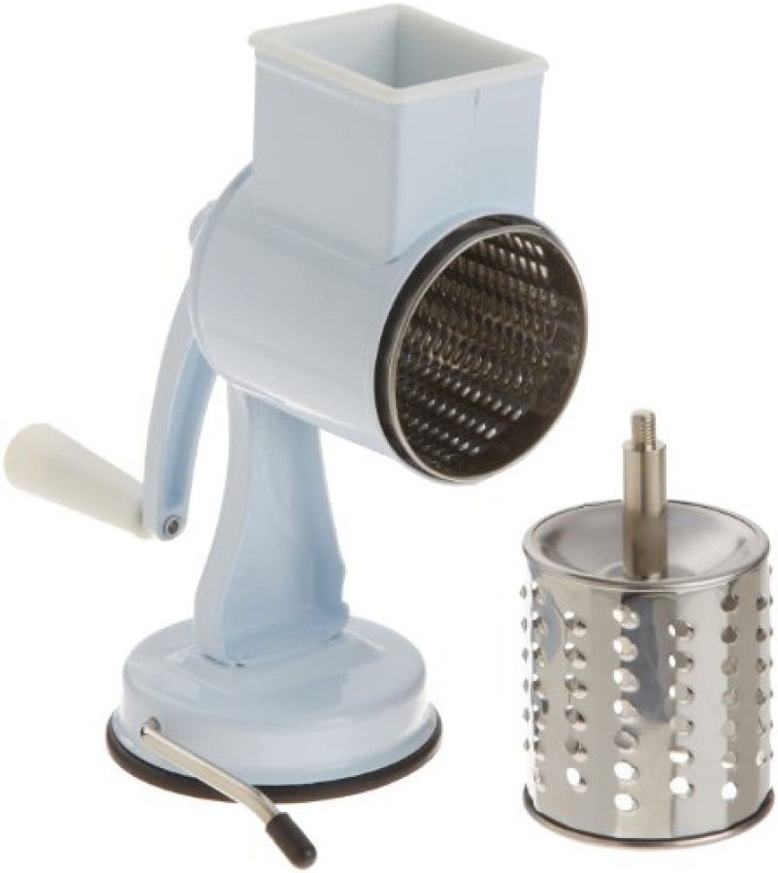 Vivaant Professional-Grade Rotary Grater - 2 Stainless Steel Drums