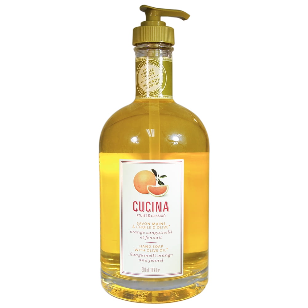 Cucina Sanguinelli Orange and Fennel Hand Soap 16.9oz/500ml