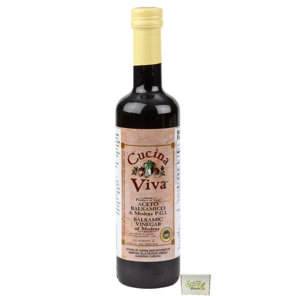 Cucina Viva Balsamic Glaze | Made with Balsamic Vinegar of Modena | 16.9 fl oz.