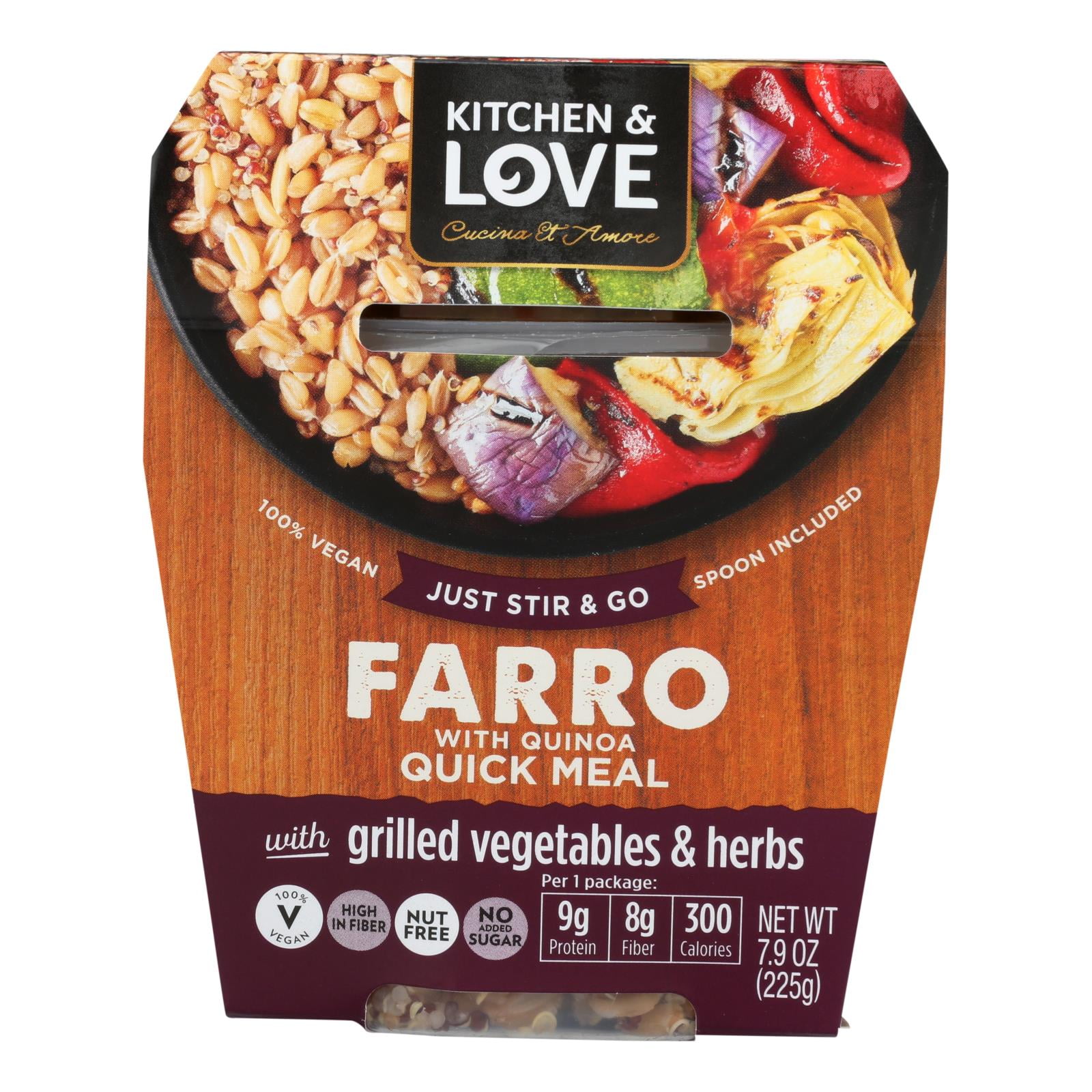 Cucina and Amore - Grilled Vegetables - Farro - Case of 6 - 7.9 oz
