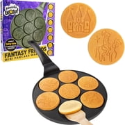 CucinaPro Fantasy Friends Mini Pancake Pan - Nonstick Griddle for Breakfast Magic ، يضم قلعة الأميرة والمزيد ، 7 Flapjacks فريدة