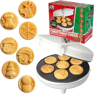 CucinaPro Piccolo Pizzelle Baker for Easter Baking, Electric Press Makes 4  Mini Cookies at Once, Grey Nonstick Interior, Nonstick Maker For Fast  Cleanup, Holiday Must Have, Gift or Treat for Parties 