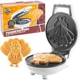 CucinaPro Waffle Wow! Waffle Maker Mini Thanksgiving Turkey