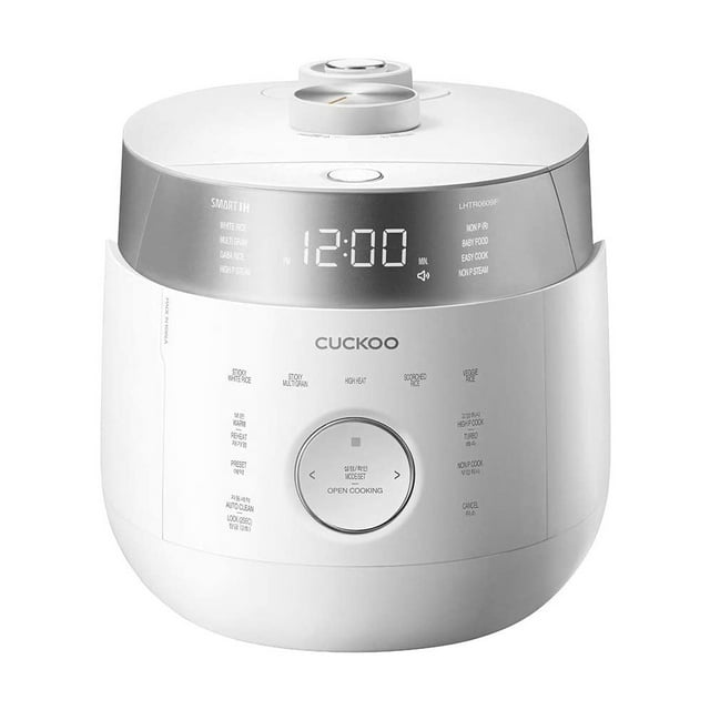 Cuckoo 6 Cup Induction Heating Twin Pressure Rice Cooker, CRPLHTR0609F