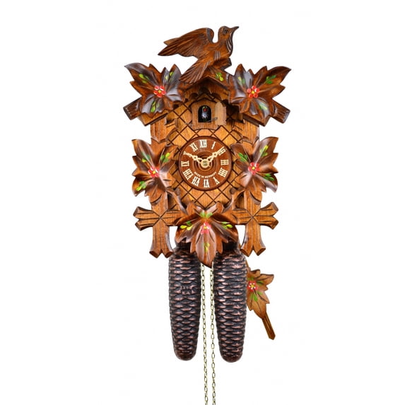 Cuckoo Clock 5-leaves, bird