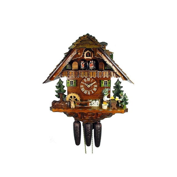 Cuckoo Clock Black Forest House, 2 Beer Drinkers