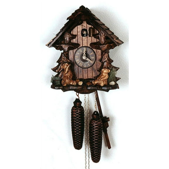 Cuckoo Clock Black Forest House, Bears