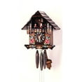 thumbnail image 1 of Cuckoo Clock Black Forest House, Flowers, 1 of 3