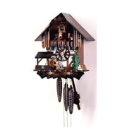 Cuckoo Clock Black Forest House, Mill Wheel