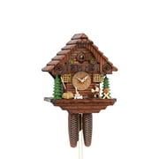 Cuckoo Clock Black Forest house with moving beer drinker KA 879