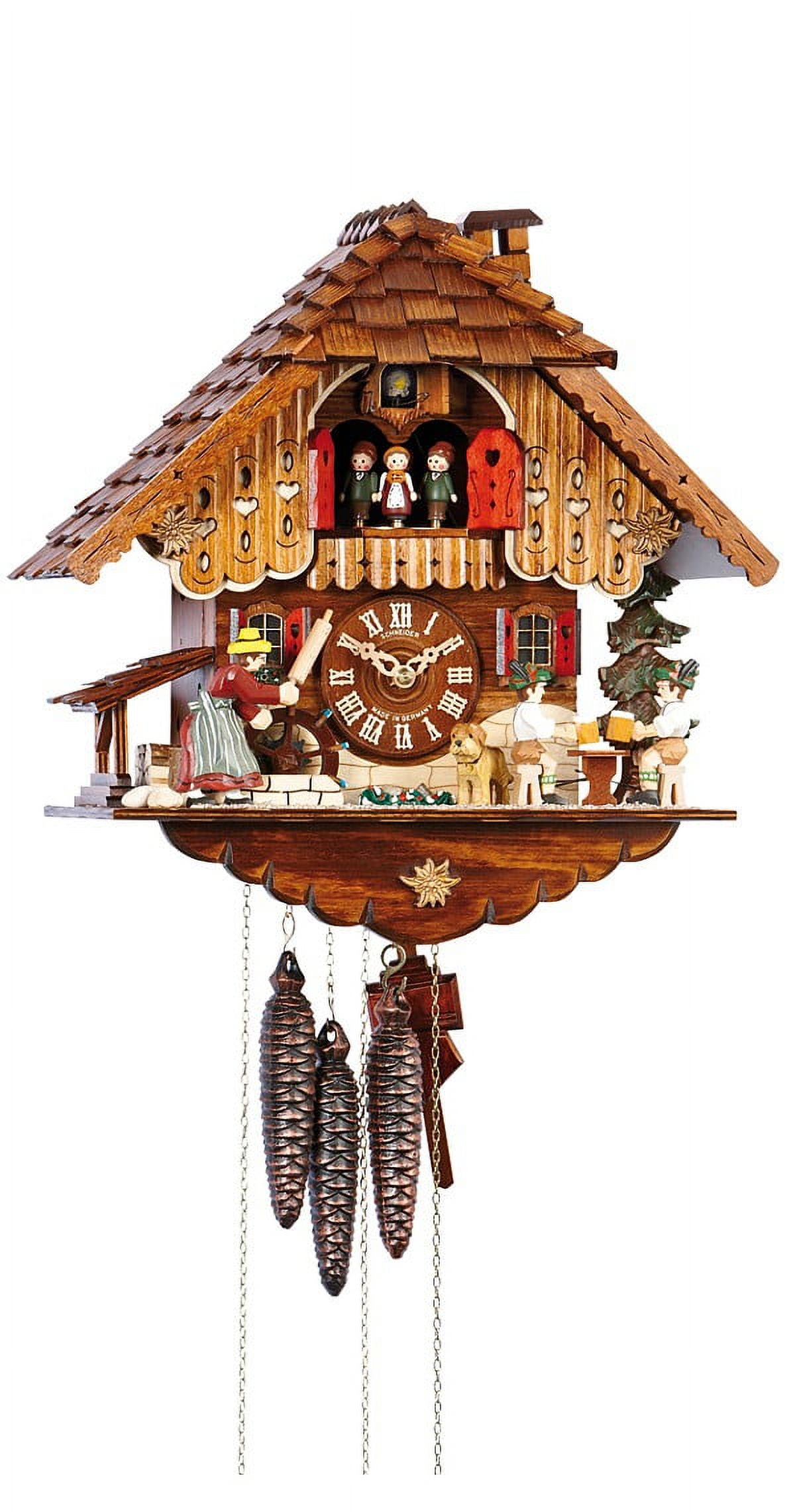 Horloge Coucou Forêt Noire Rombach & Haas RH 2410 - Mouvement Buveur De Bière Et Moulin, Neuve