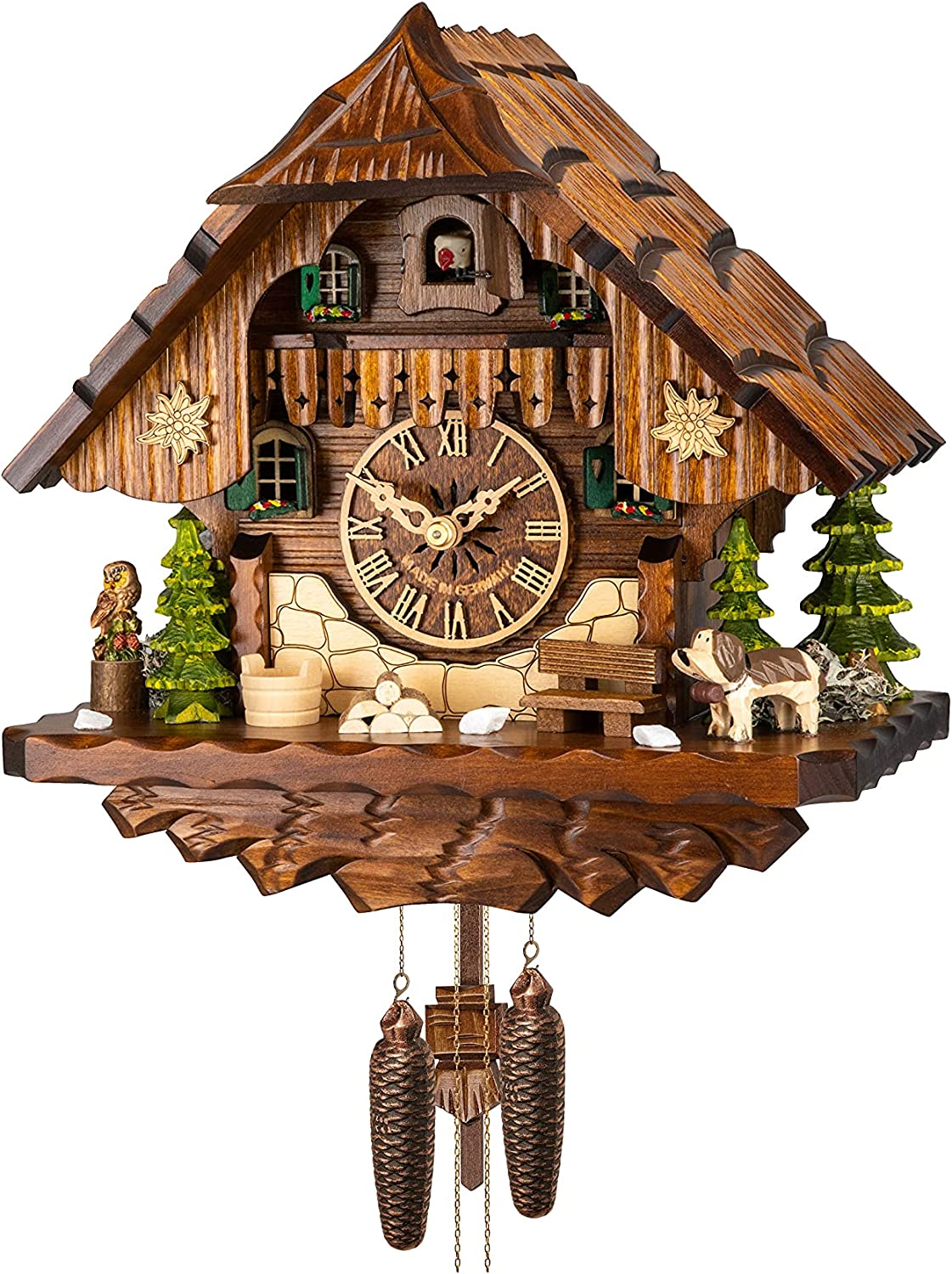 Horloge Coucou Forêt Noire Hekas Avec Danseurs Et Danseuses - KA 3699 EX - Neuve