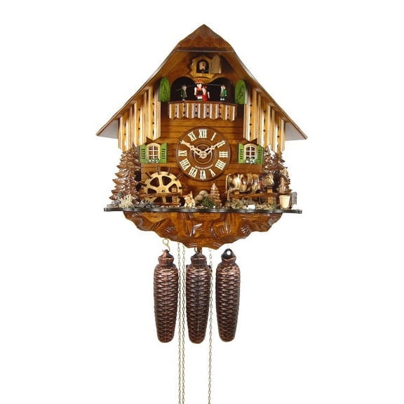 Cuckoo Clock Cow, mill-wheel