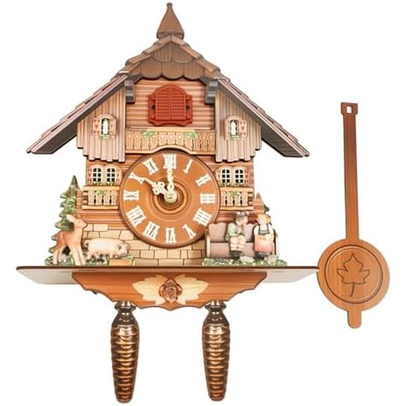 Cuckoo Clock,Cuckoo Clock for Wall,Coo Coo Clock, Adjust The Volume Pendulum Wall Clock for Christmas, Birthday$$Home Decor, Kitchen, & Other