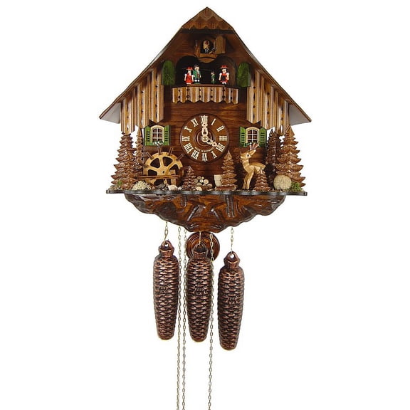 Cuckoo Clock Deer, Mill Wheel