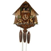 Cuckoo Clock Deer, Mill Wheel