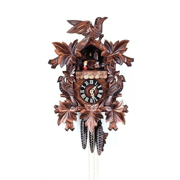 Cuckoo Clock Five Leaves, three Birds