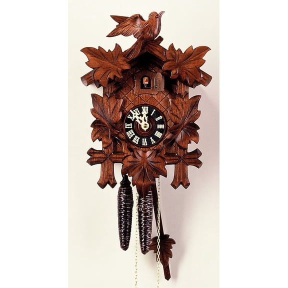 Cuckoo Clock Five leaves, bird 1.0020.01.E