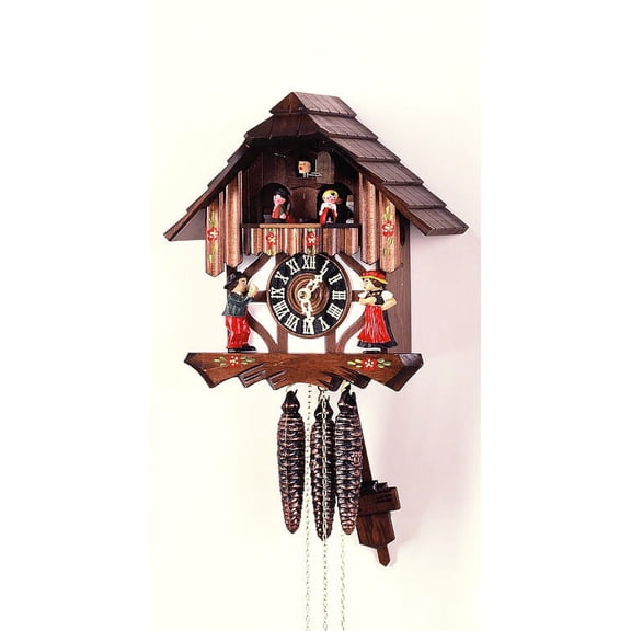 Cuckoo Clock Half-timbered, Costume Couple